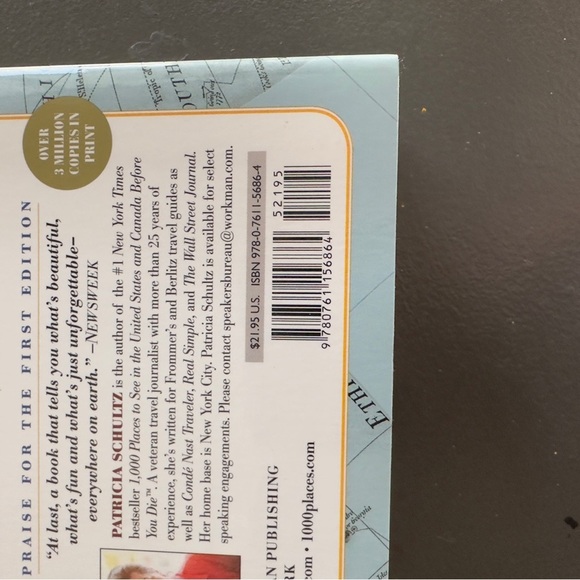 1,000 Places to See Before You Die Book Patricia Shultz Travel Life Coffee Table - Picture 14 of 15